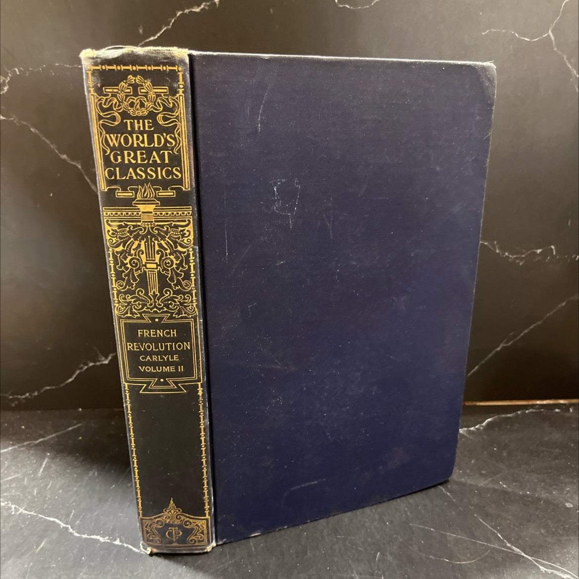 the french revolution a history book, by thomas carlyle, 1899 Hardcover image 1