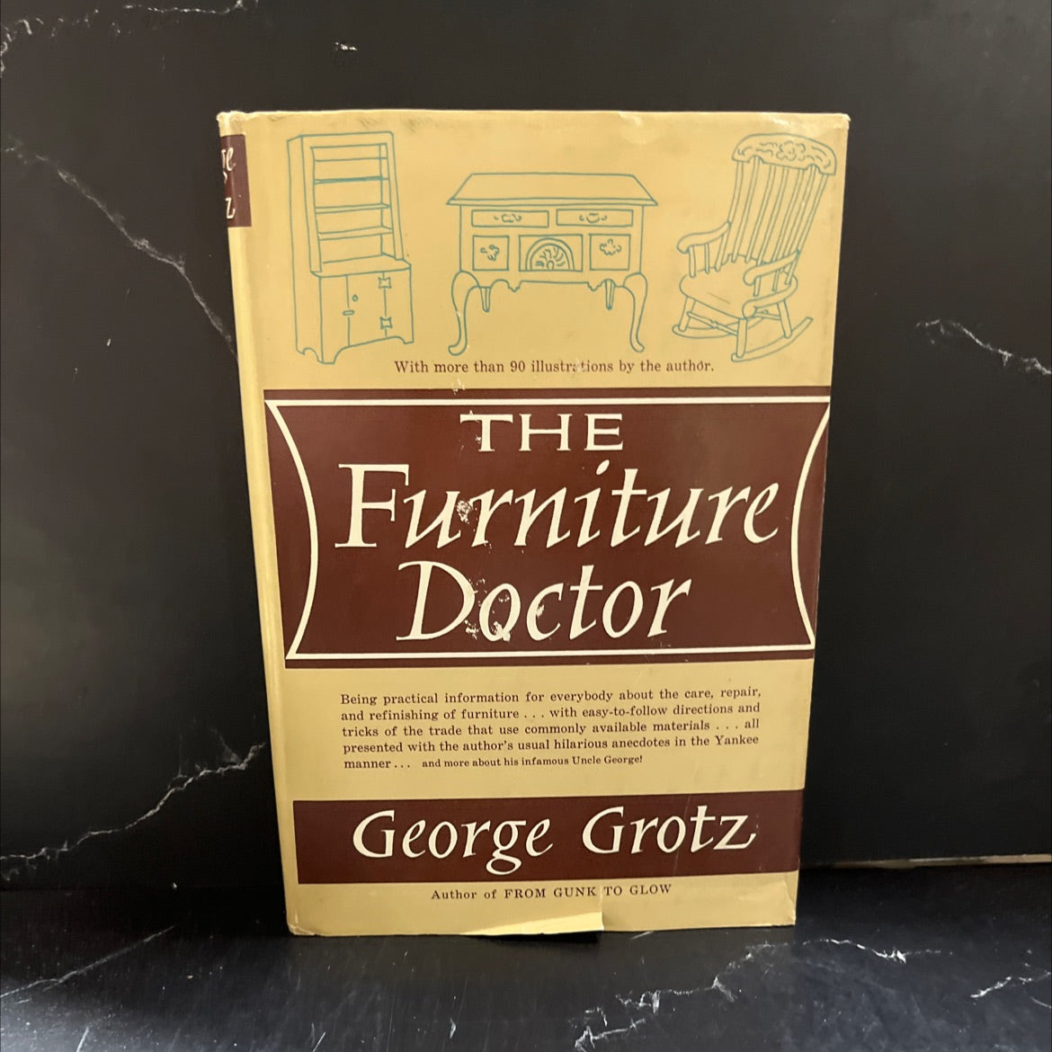 the furniture doctor book, by george grotiz, 1962 Hardcover image 1