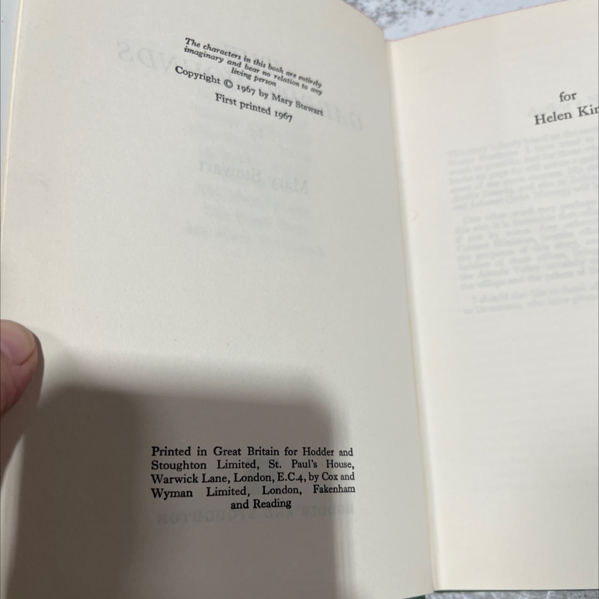 the gabriel hounds book, by mary stewart, 1967 Hardcover image 3