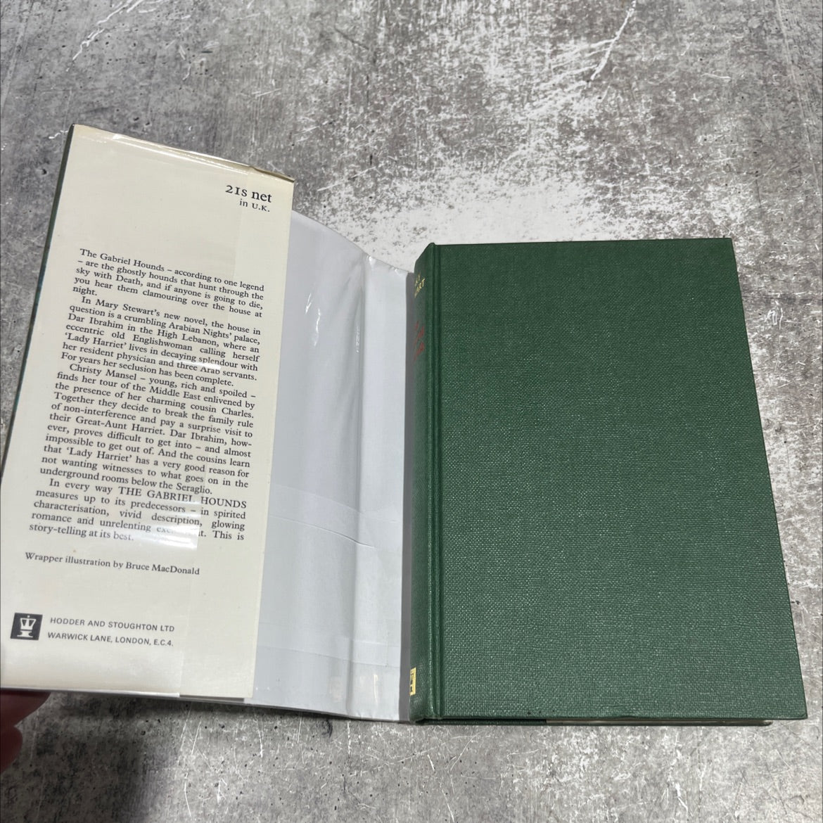 the gabriel hounds book, by mary stewart, 1967 Hardcover image 4