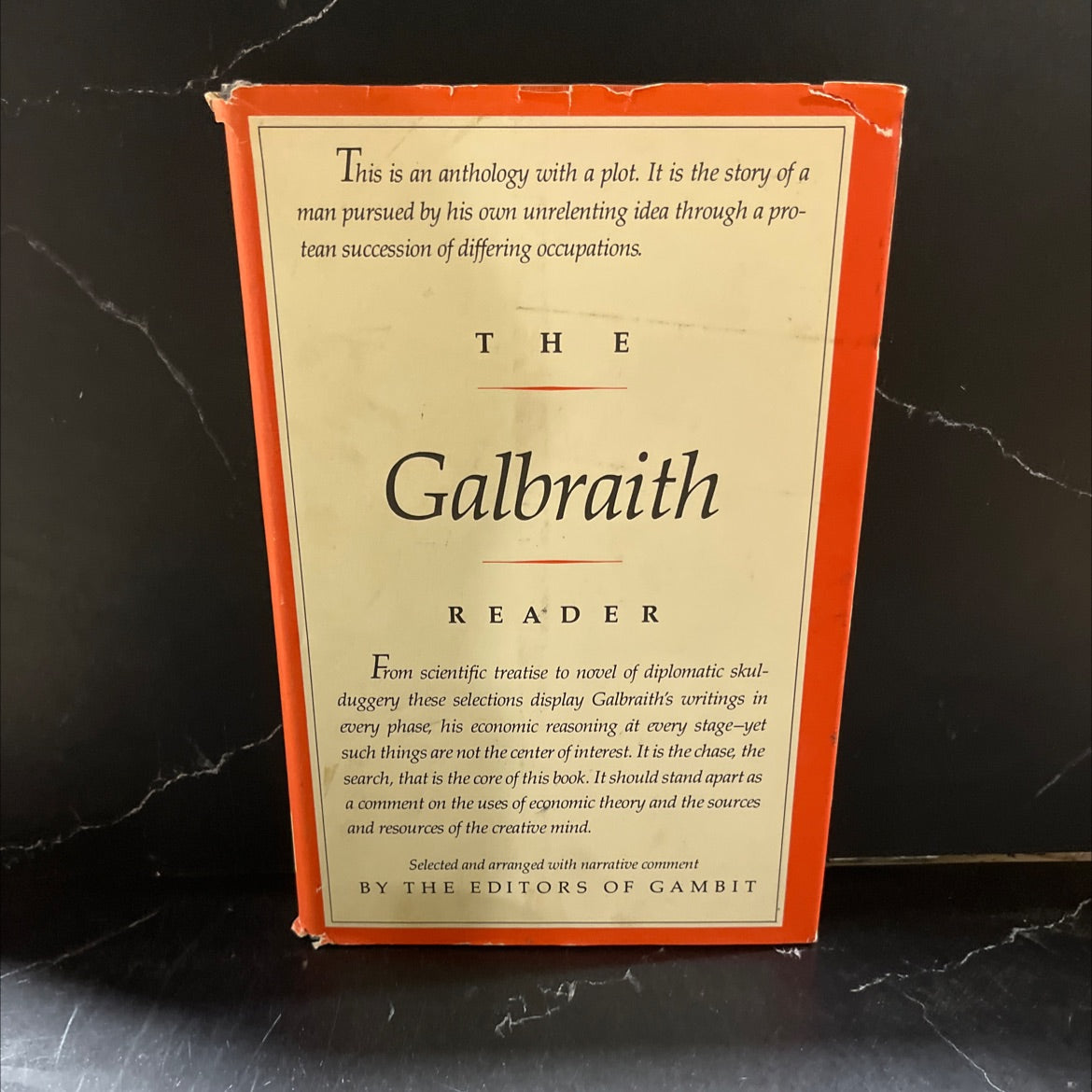 the galbraith reader book, by john kenneth galbraith, 1977 Hardcover image 1
