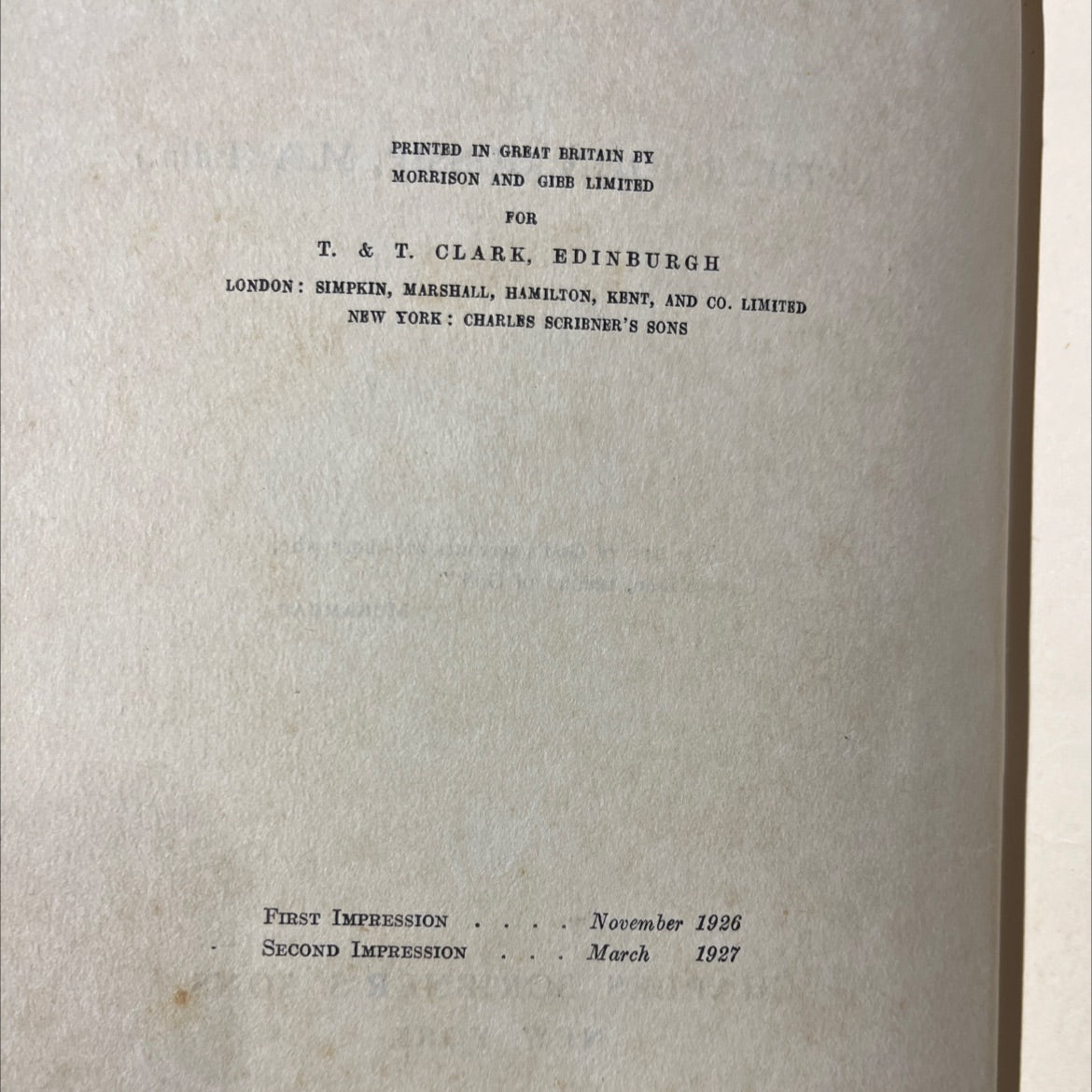 the galilean accent being some studies in the christian life book, by arthur john gossip, 1927 Hardcover image 3