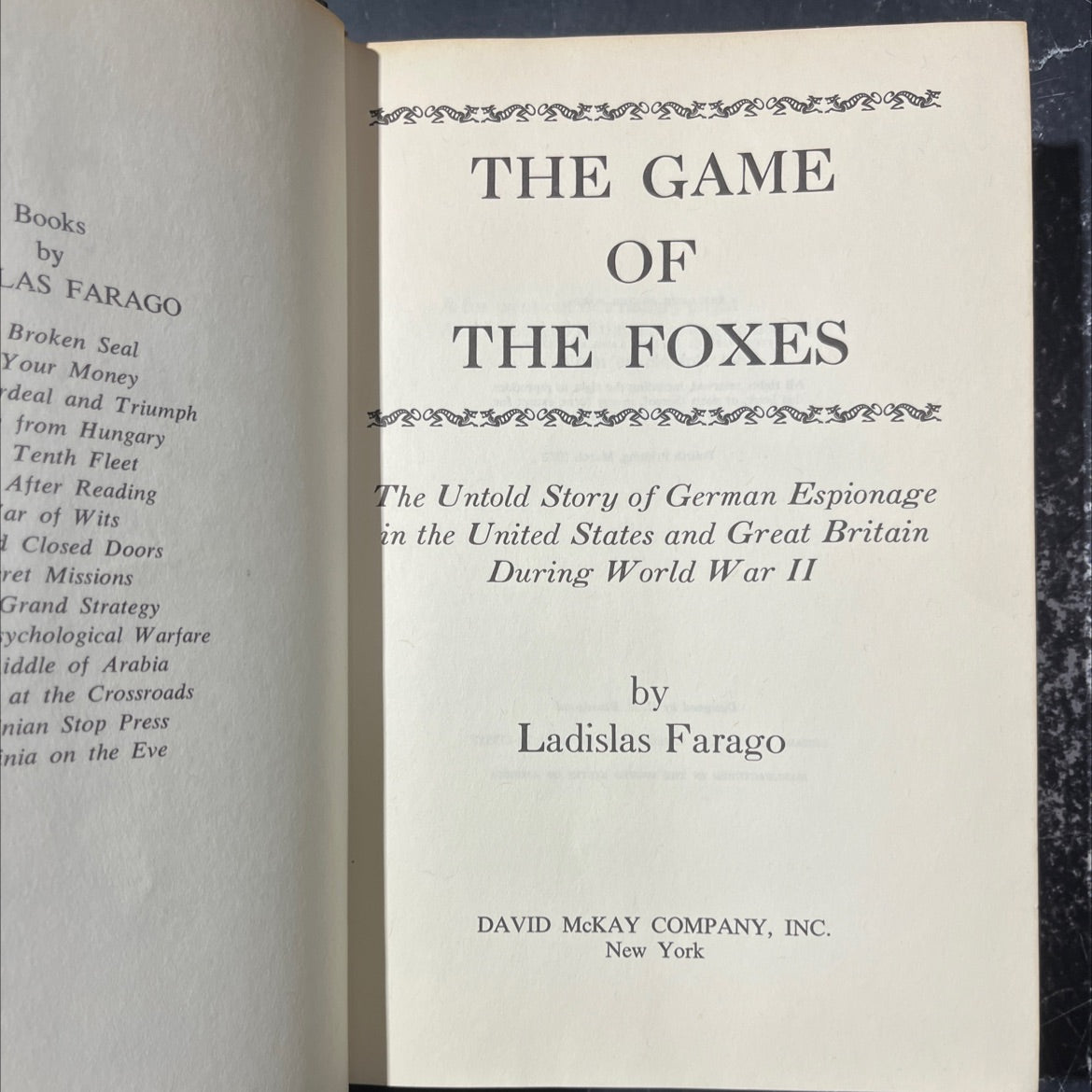 the game of the foxes the untold story of german espionage in the united states and great britain during world war ii image 2