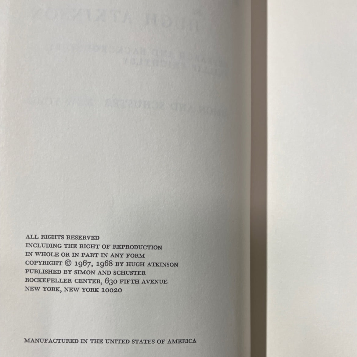 the games book, by hugh atkinson, 1968 Hardcover image 3