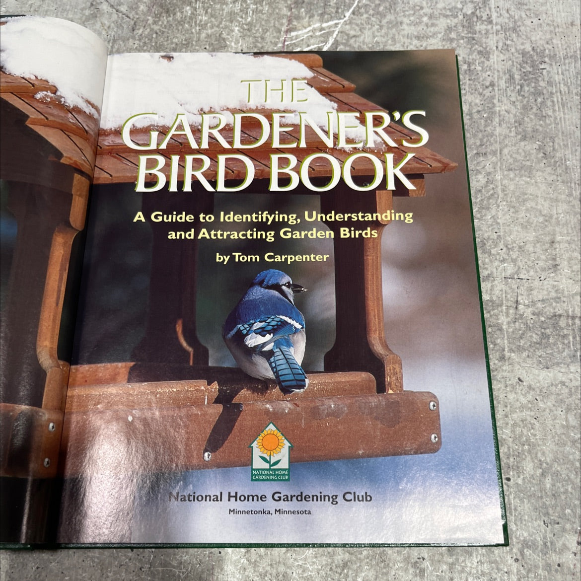 the gardener's bird book book, by Tom Carpenter, 2001 Hardcover image 2