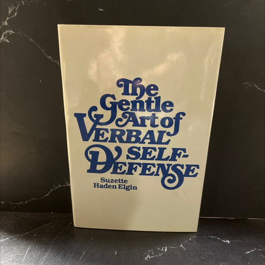 the gentle art of verbal self-defense book, by Suzette Haden Elgin, 1980 Hardcover image 1