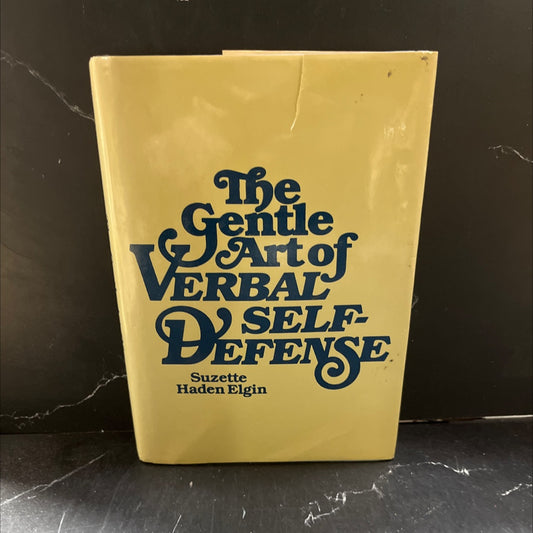 the gentle art of verbal self-defense book, by Suzette Haden Elgin, 1980 Hardcover image 1