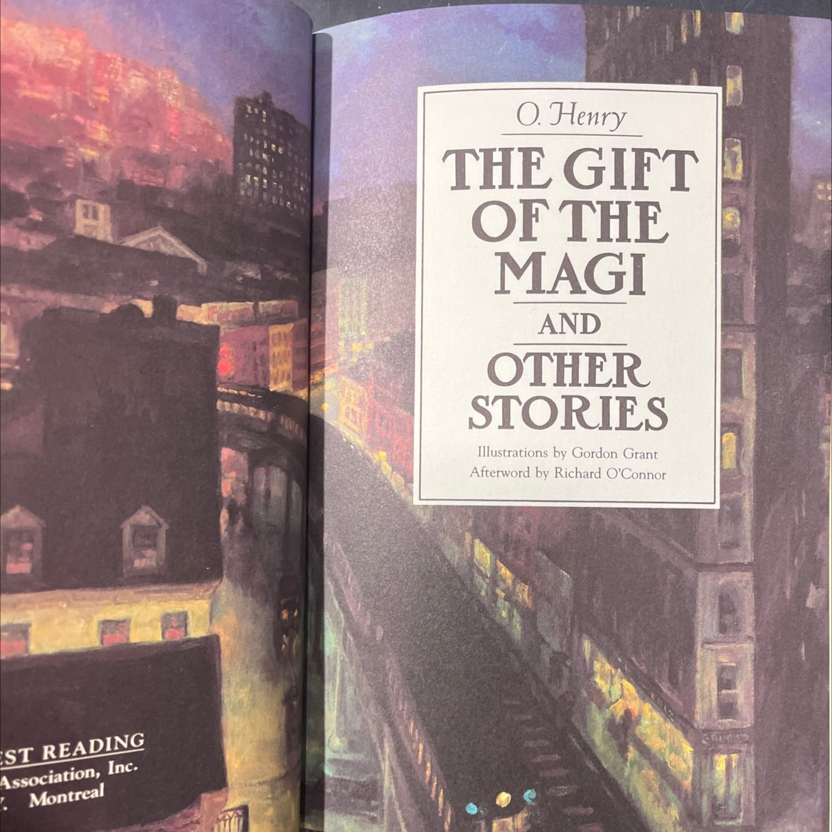 the gift of the magi and other stories book, by O. Henry, 1987 Hardcover image 2