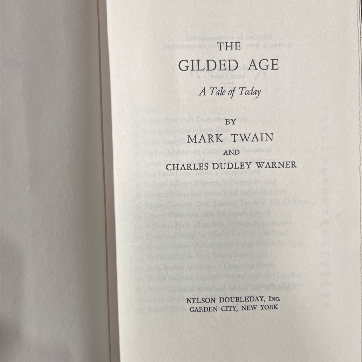 the gilded age a tale of today book, by mark twain and charles dudley warner, 1970 Hardcover image 2