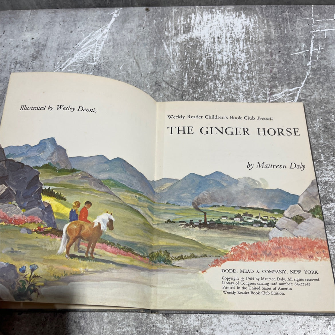 the ginger horse book, by Maureen Daly, 1964 Hardcover image 2