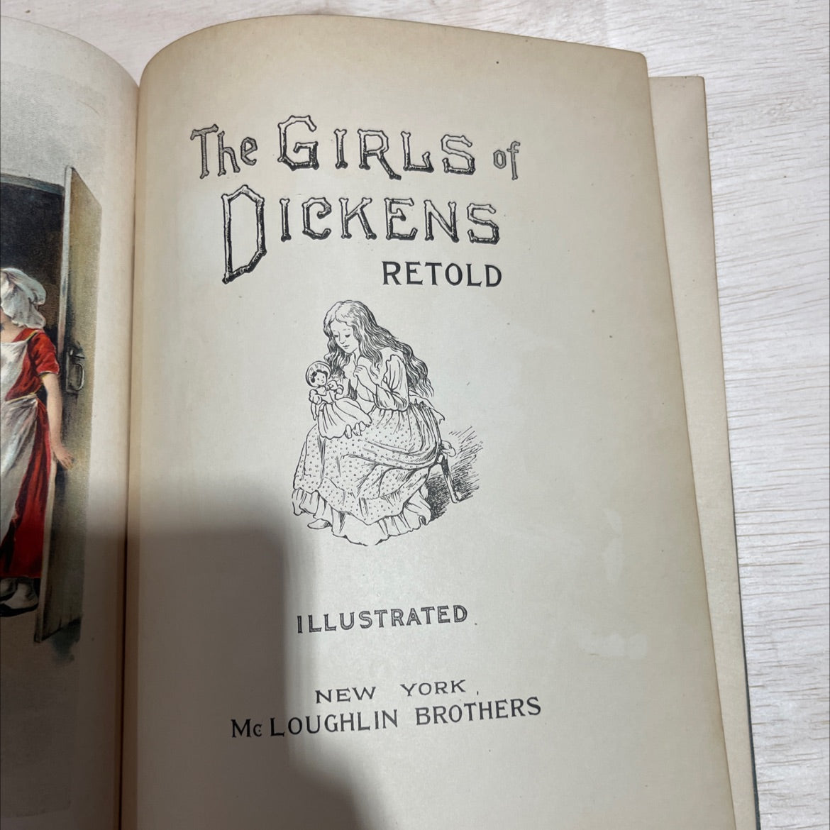 the girls of dickens retold illustrated book, by unknown, unknown Hardcover image 2