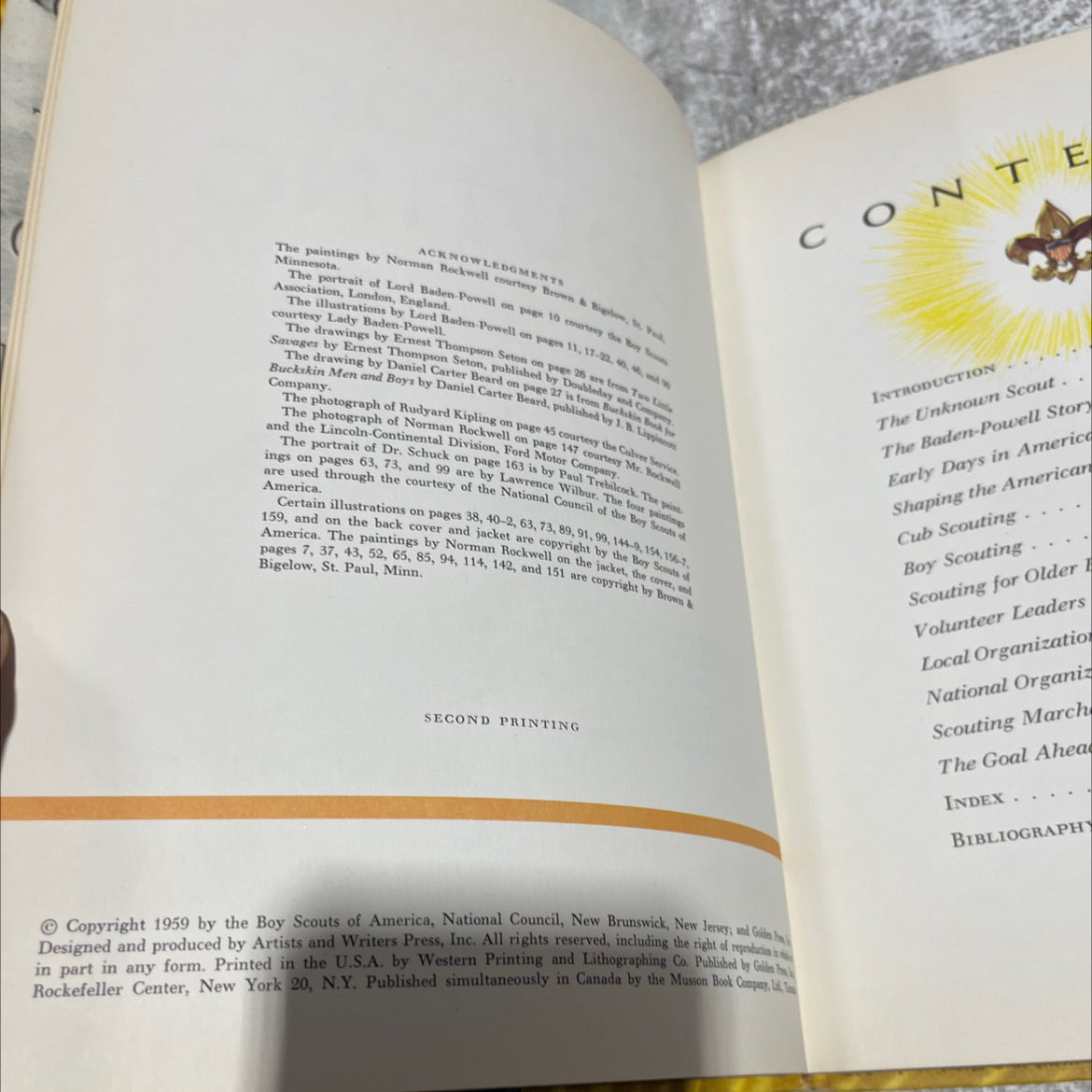 the golden anniversary book of scouting book, by r. d. bezucha, 1959 Hardcover image 3