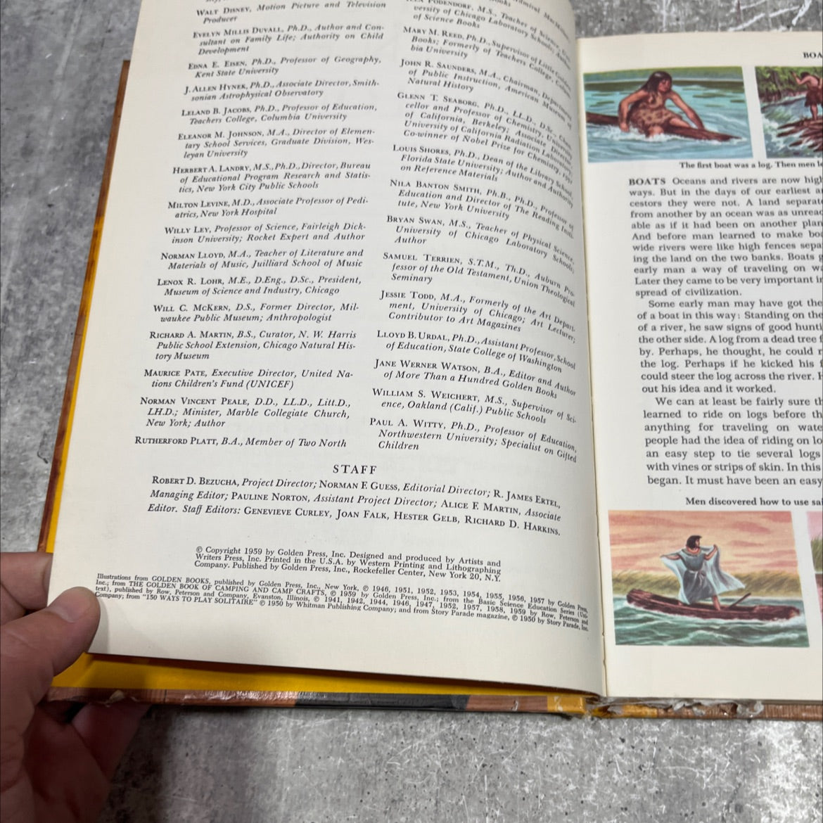 the golden book encyclopedia volume iii-boats to cereals book, by bertha morris parker, 1959 Hardcover image 3