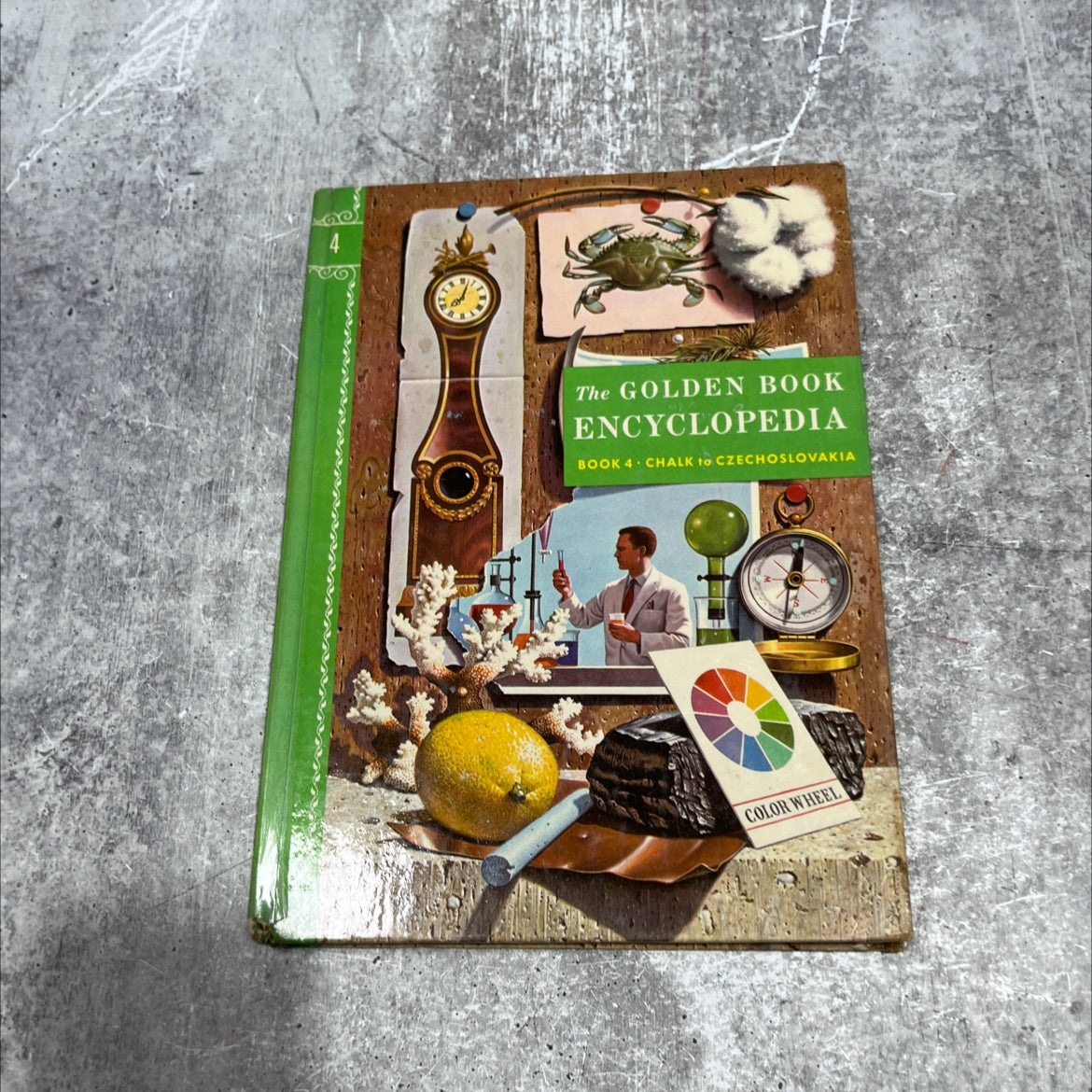 the golden book encyclopedia volume iv-chalk to czechoslovakia book, by bertha morris parker, 1959 Hardcover image 1