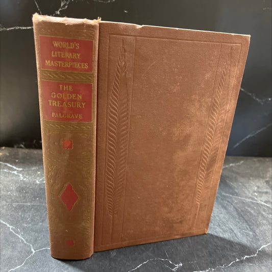 the golden treasury book, by francis turner palgrave, unknown Hardcover image 1