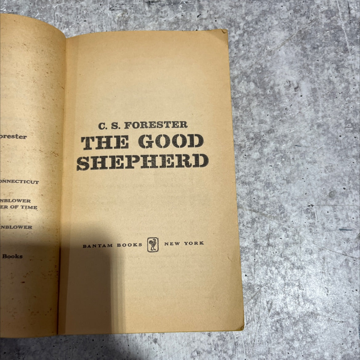 the good shepherd book, by c. s. forester, 1957 Paperback image 2