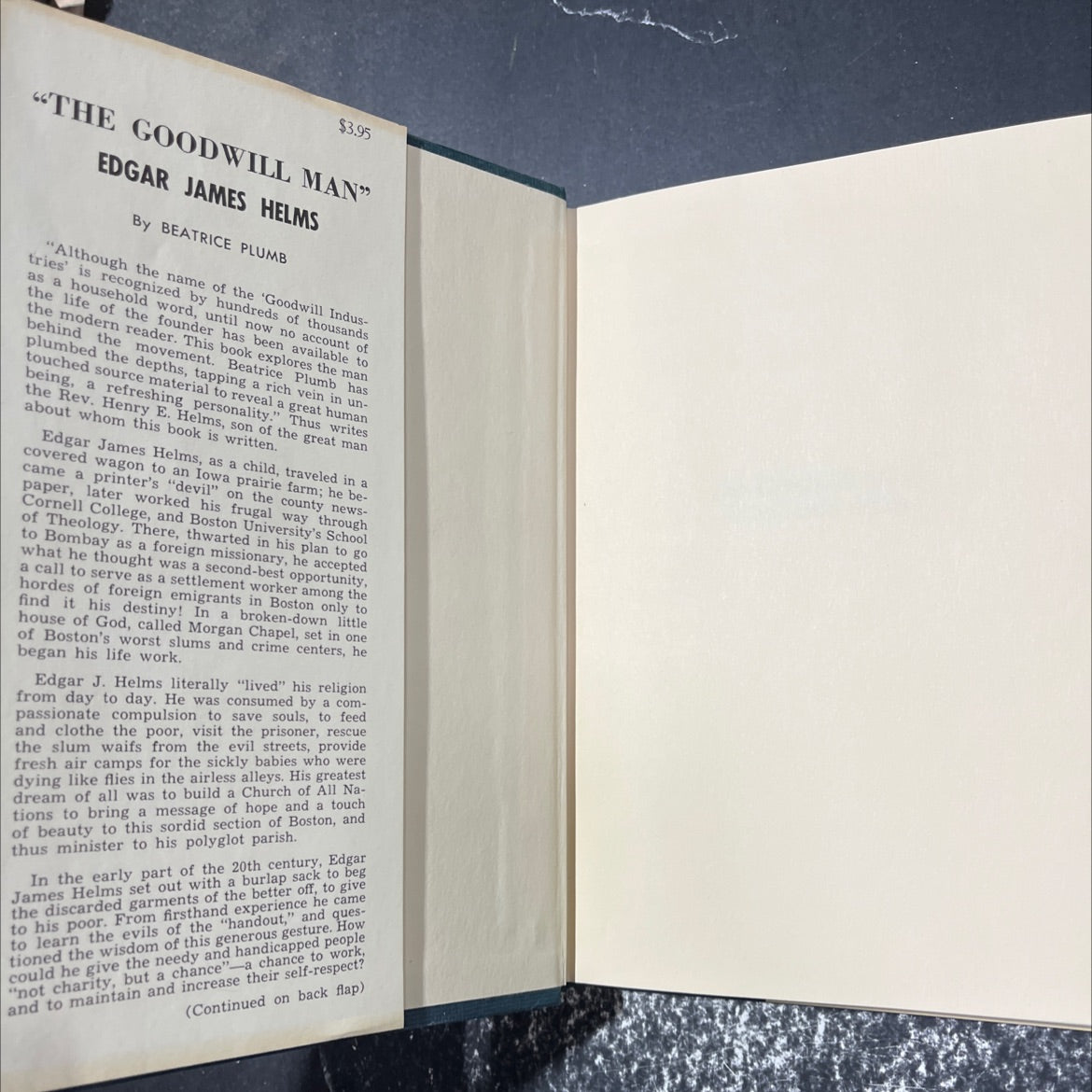 the goodwill man book, by edgar james helms, 1965 Hardcover image 4