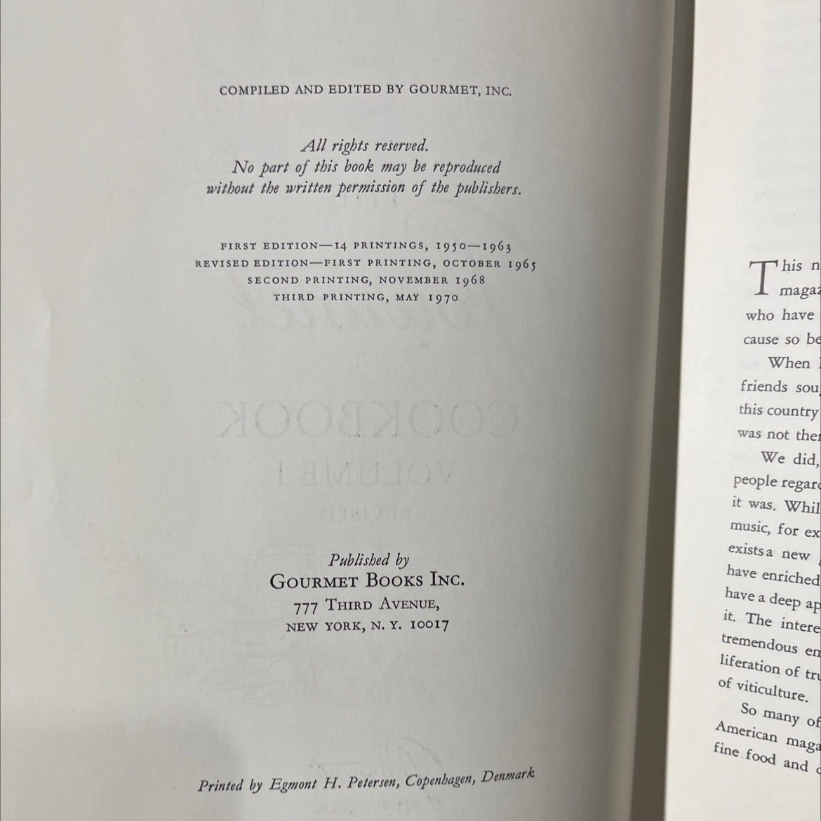 the gourmet cookbook volume i revised book, by gourmet, inc., 1970 Hardcover image 3