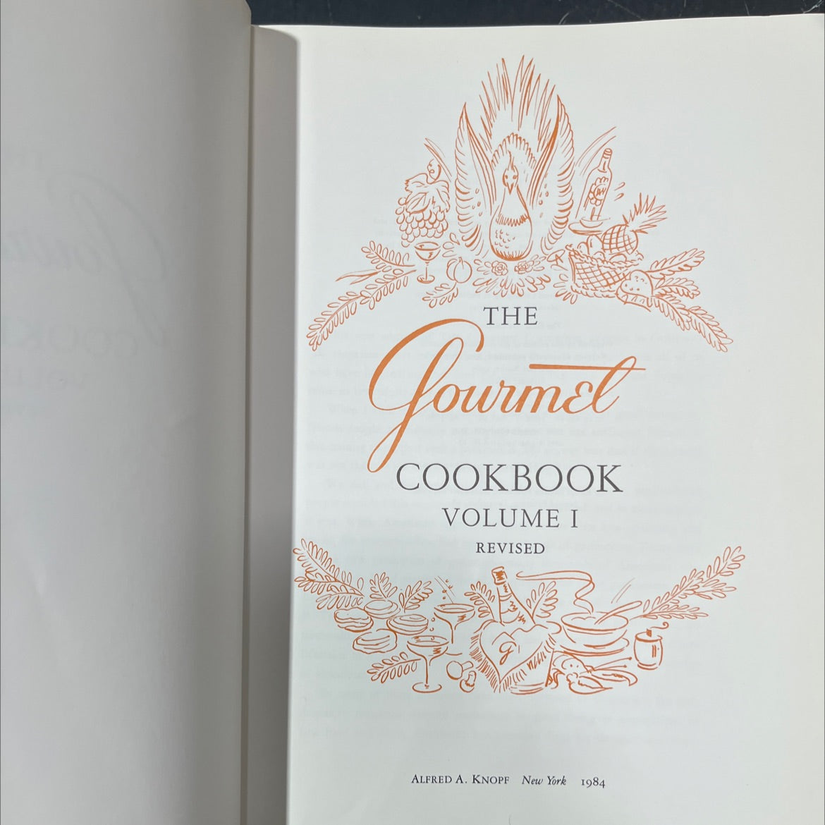 the gourmet cookbook volume i revised book, by editors of gourmet magazine, 1984 Hardcover image 2