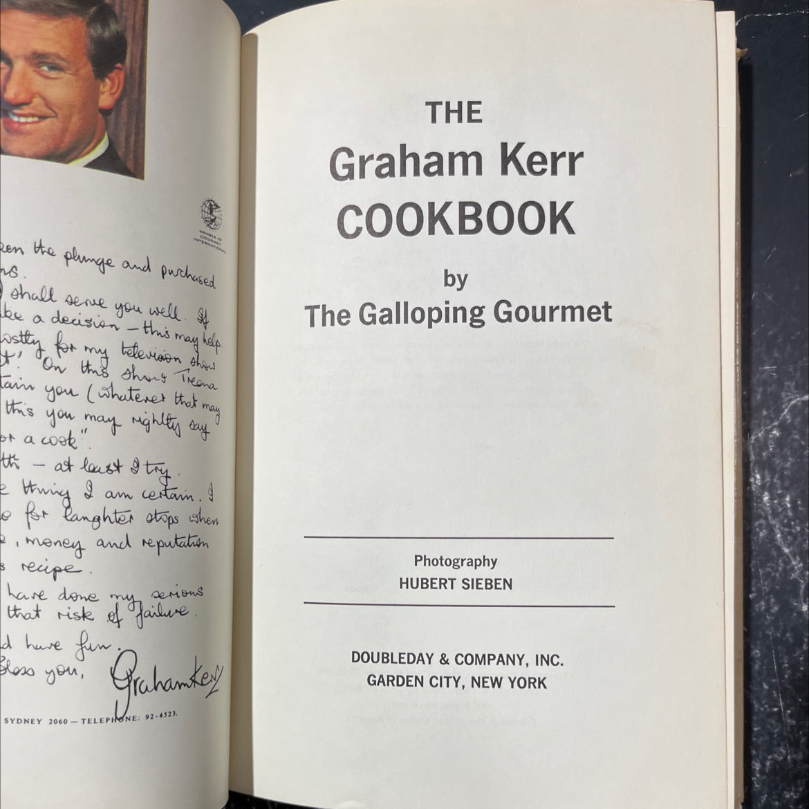 the graham kerr cookbook book, by Graham Kerr, 1970 Hardcover image 2