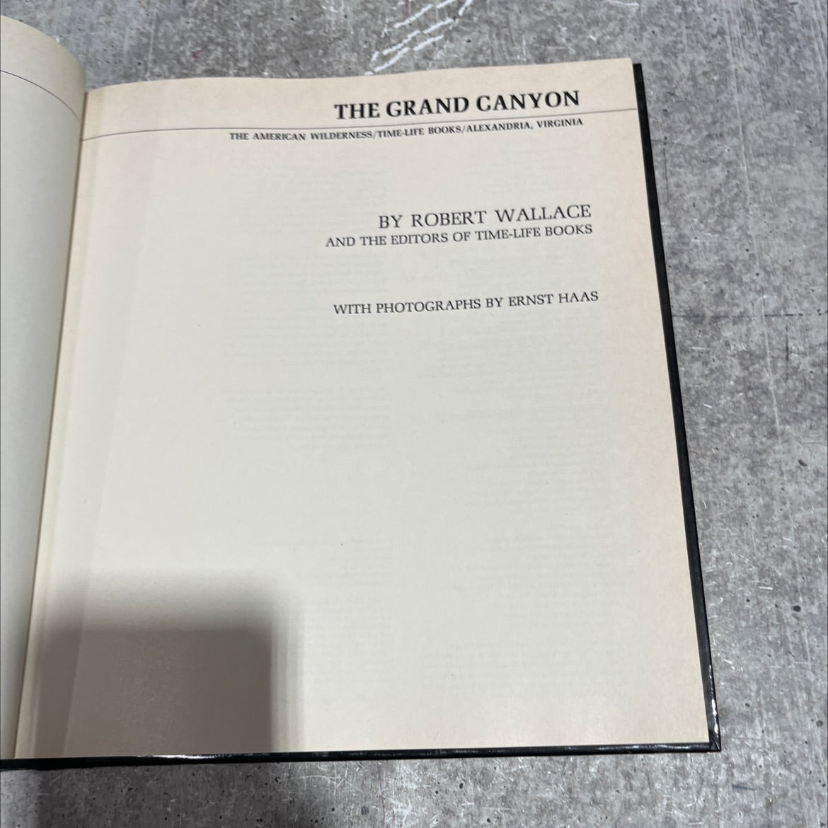 the grand canyon the american wilderness book, by Robert Wallace, 1980 Hardcover image 2