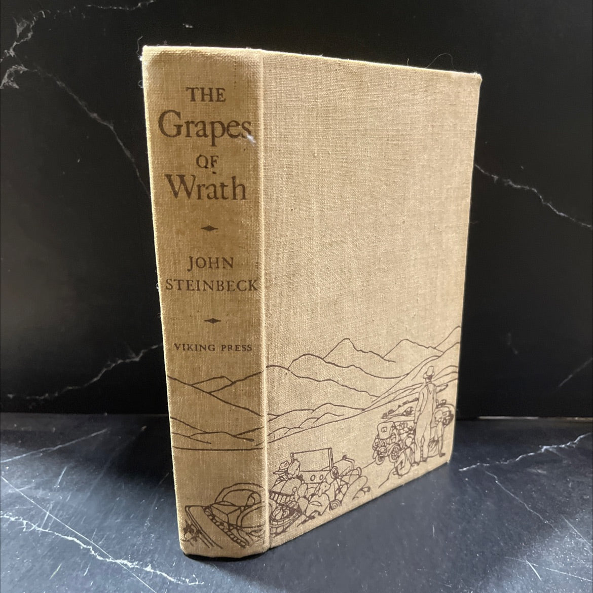 the grapes of wrath book, by john steinbeck, 1939 Hardcover image 1