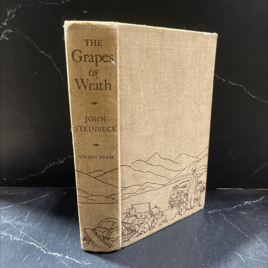 the grapes of wrath book, by john steinbeck, 1939 Hardcover image 1
