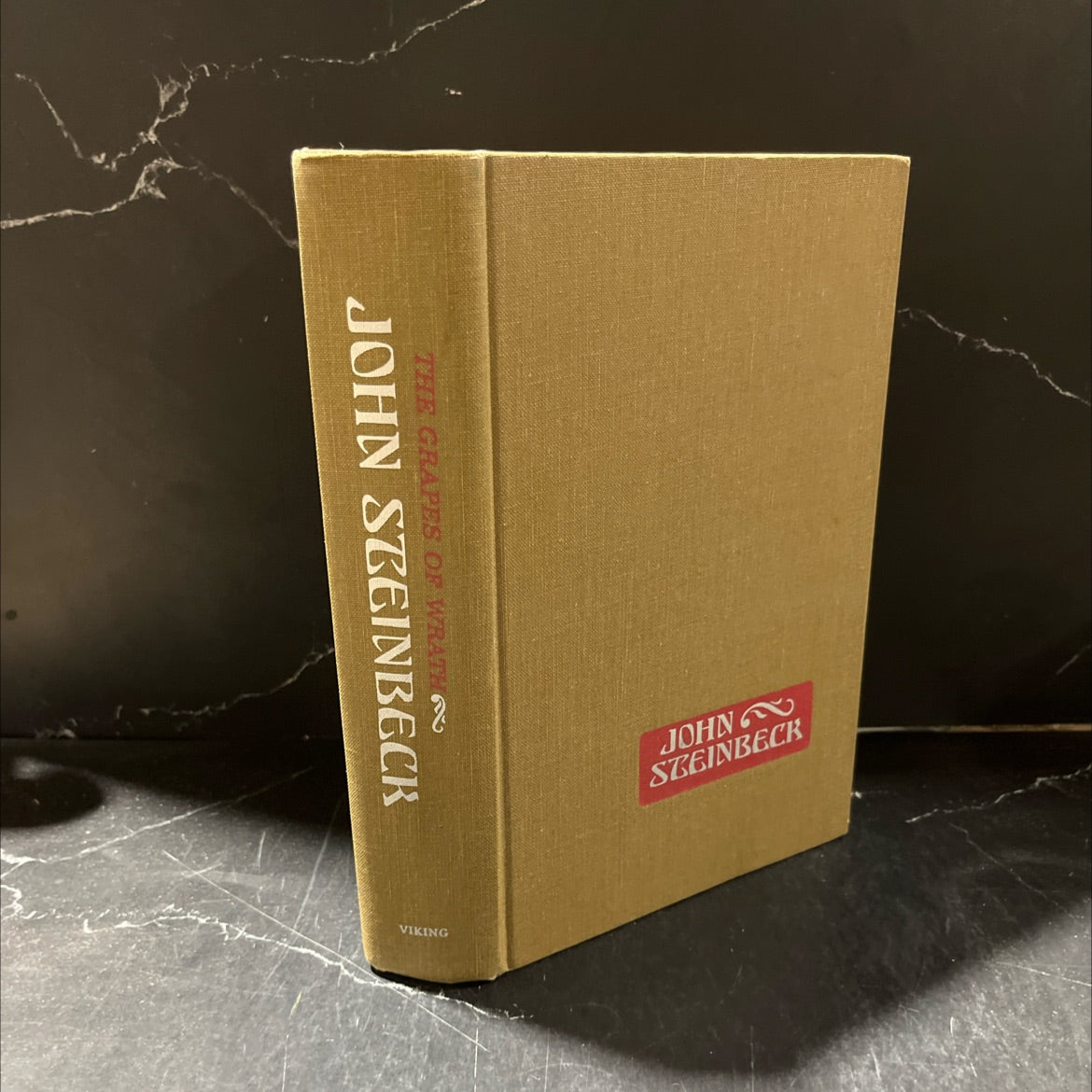 the grapes of wrath book, by john steinbeck, 1967 Hardcover image 1