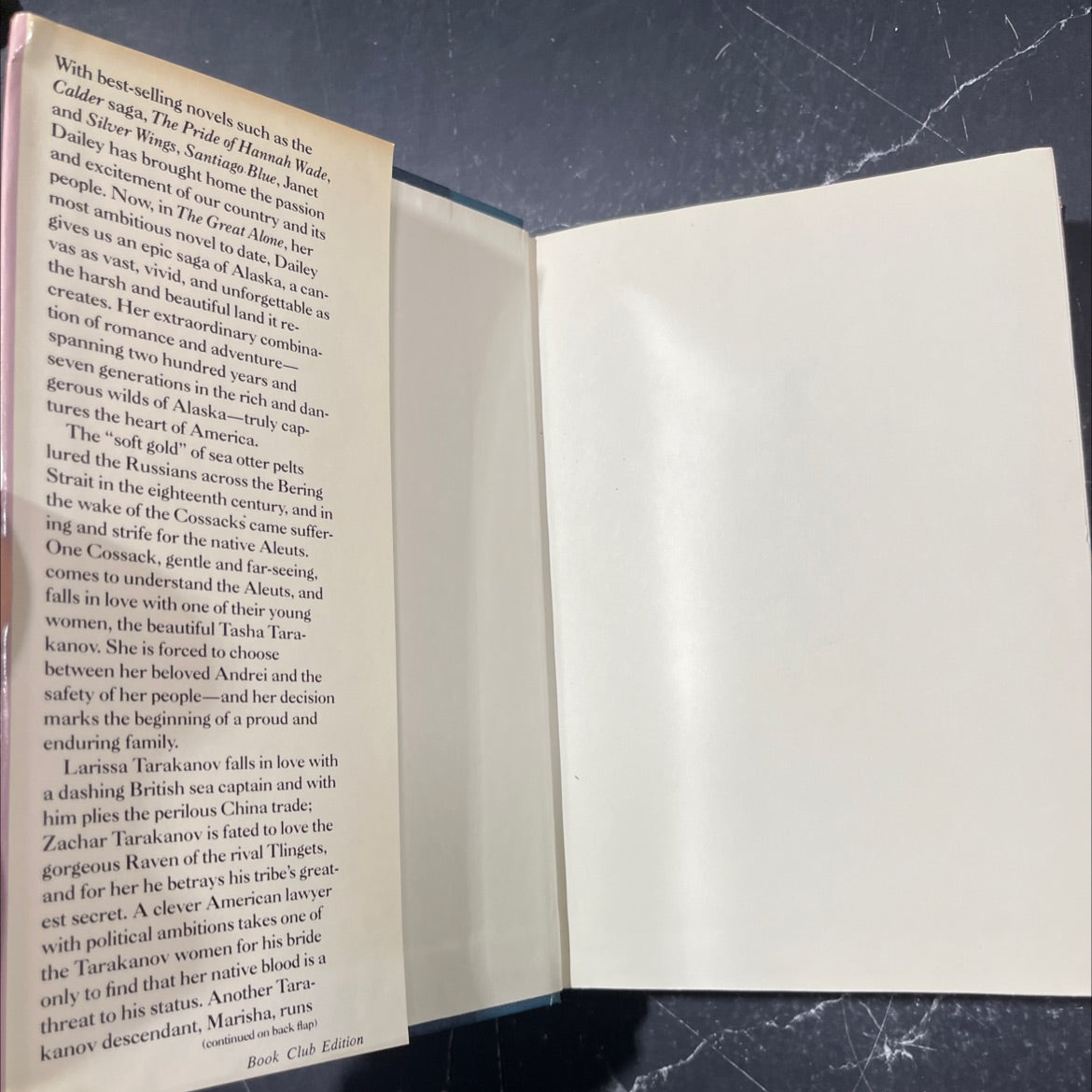 the great alone book, by janet dailey, 1986 Hardcover image 4