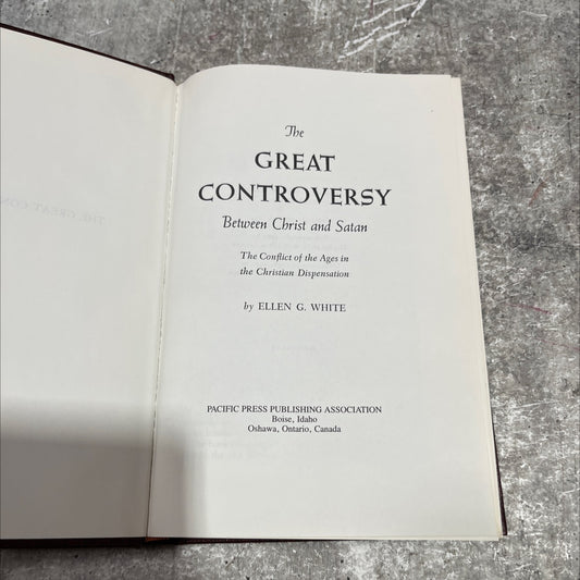 the great controversy between christ and satan the conflict of the ages in the christian dispensation book, by ellen g. image 2