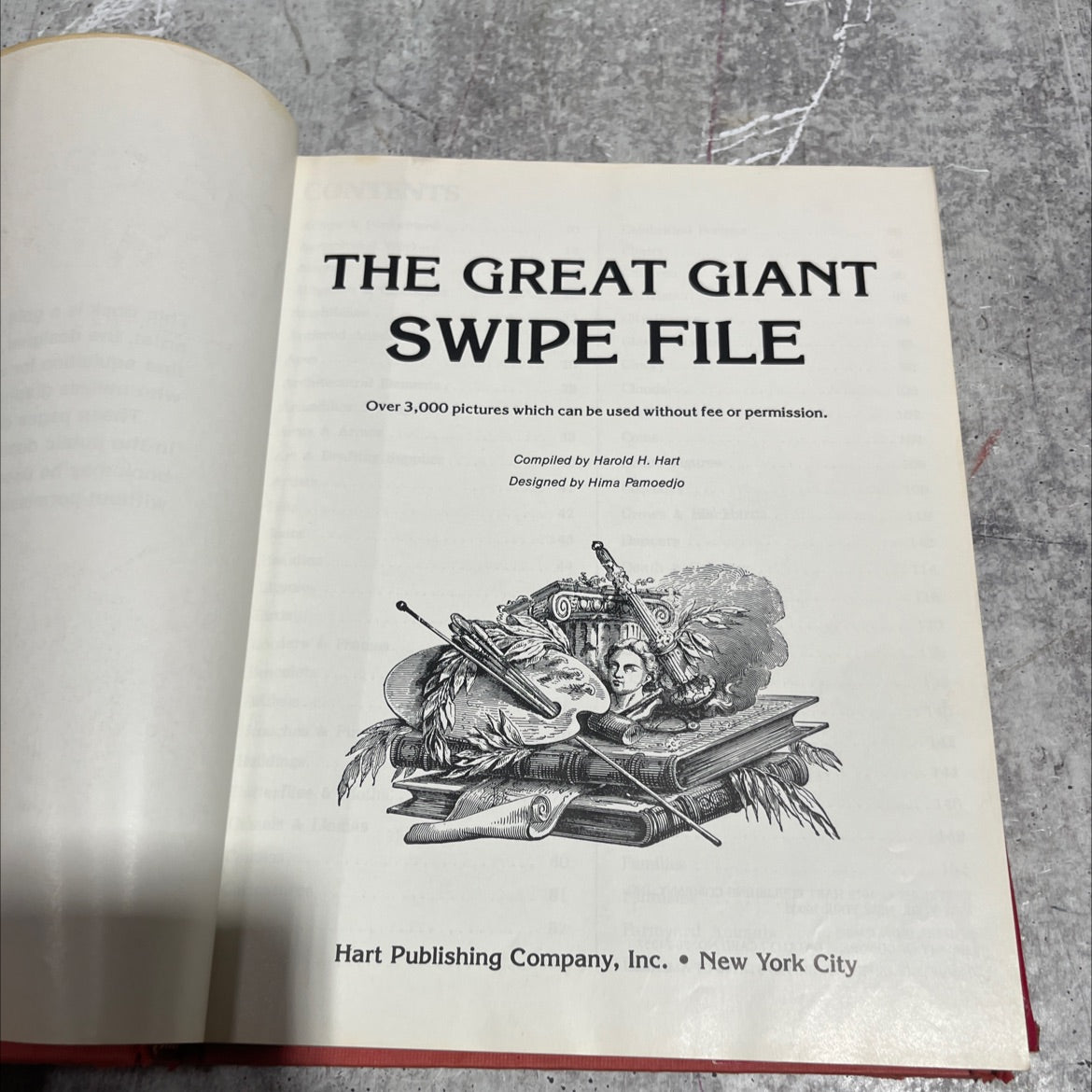 the great giant swipe file book, by harold h. hart, 1978 Hardcover image 2