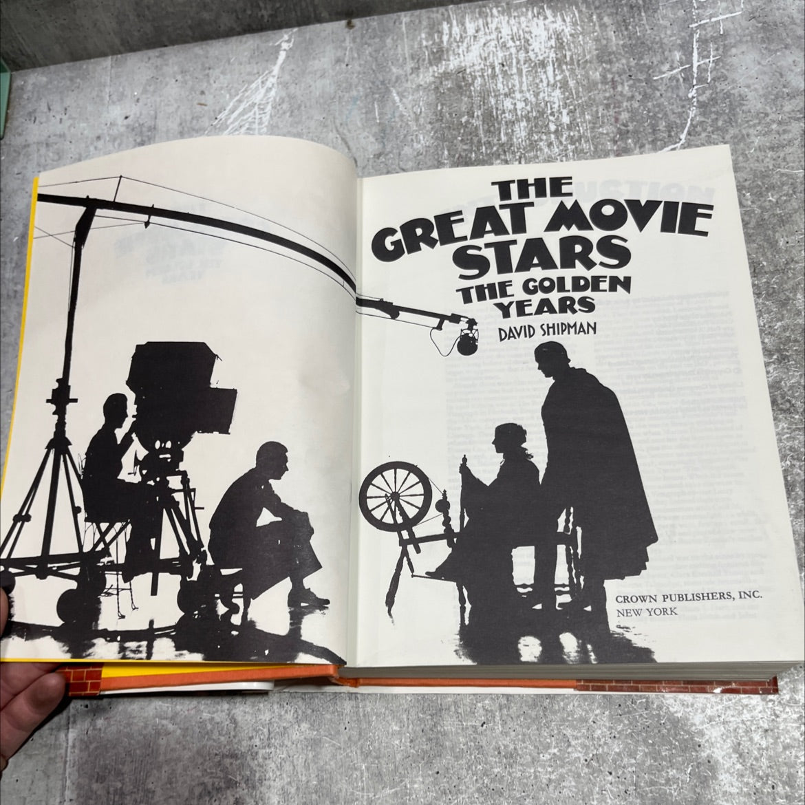 the great movie stars the golden years book, by david shipman, 1970 Hardcover image 2