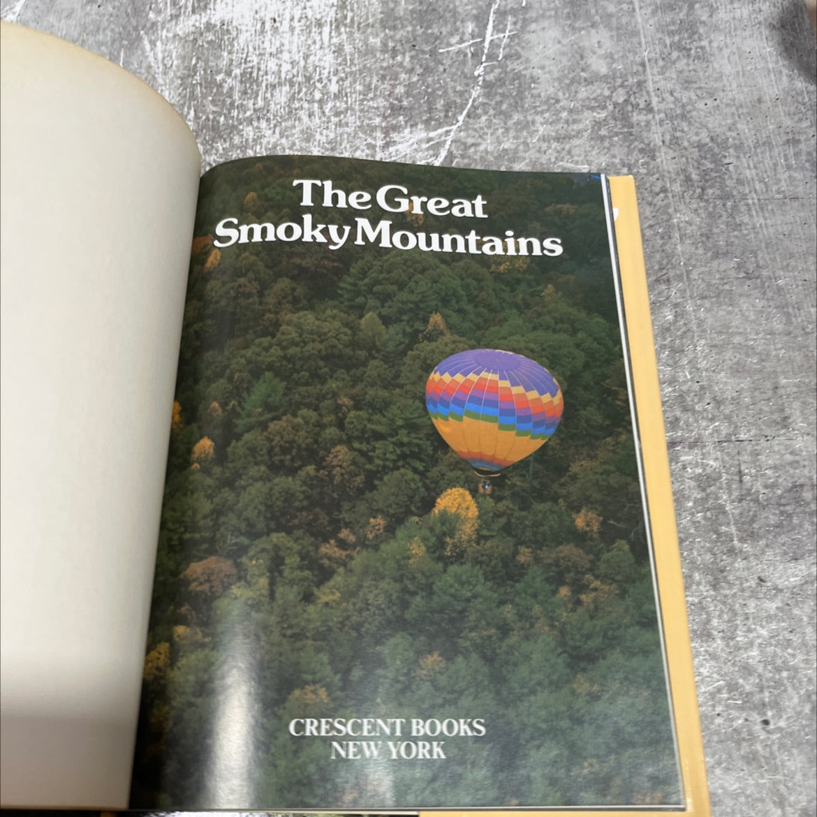 the great smoky mountains book, by unknown, 1988 Hardcover image 2