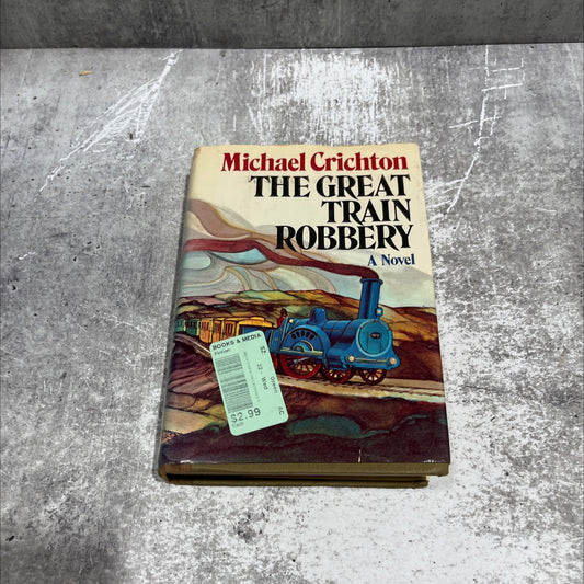 the great train robbery book, by michael crichton, 1975 Hardcover image 1