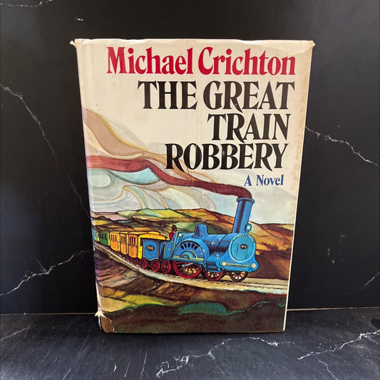the great train robbery book, by michael crichton, 1975 Hardcover image 1