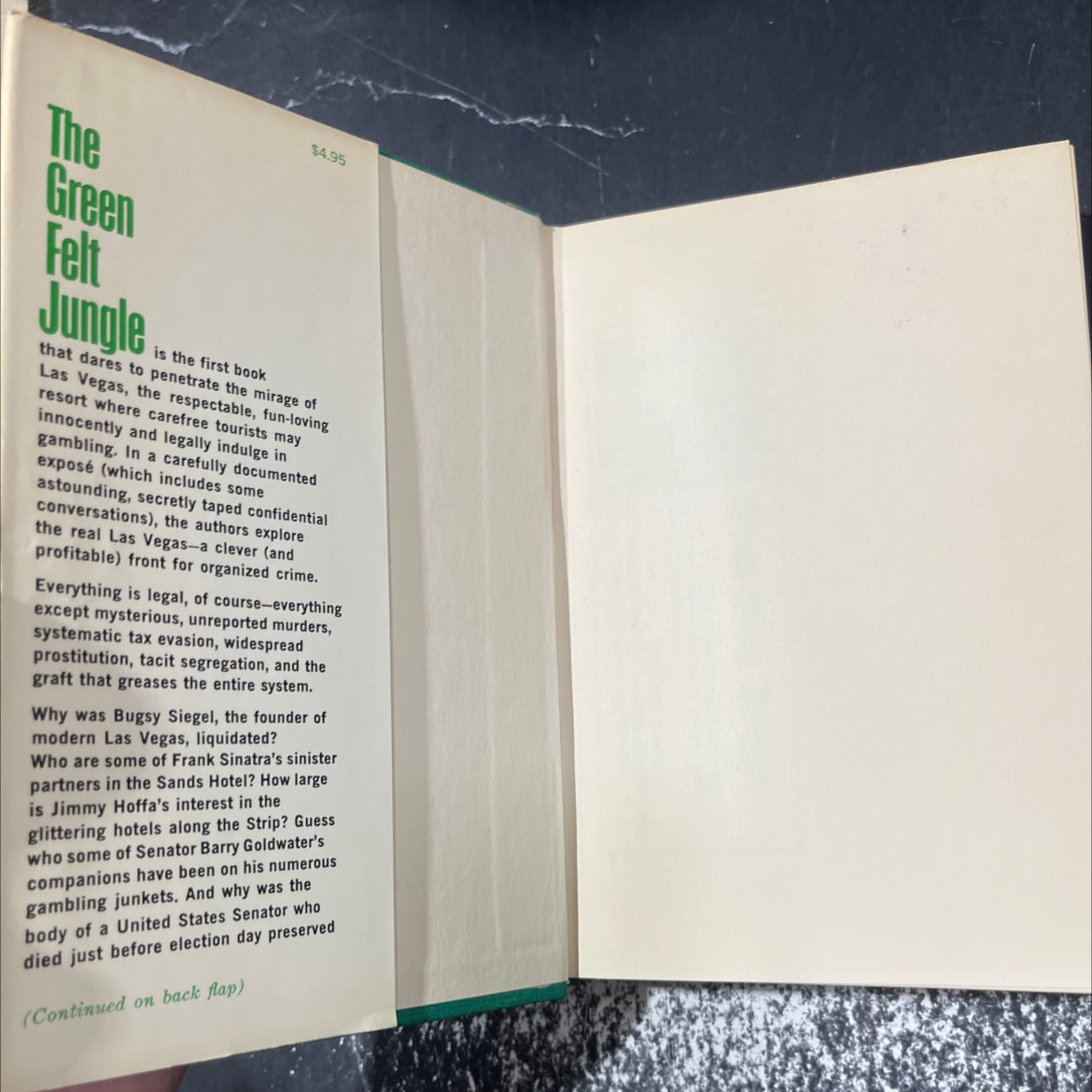 the green felt jungle book, by ed reid/ovid demaris, 1963 Hardcover image 4