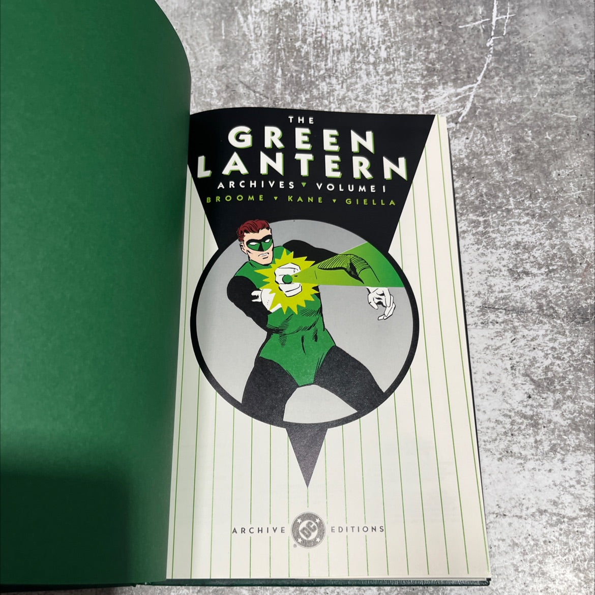 the green lantern archives volume one book, by unknown, 1993 Hardcover image 2