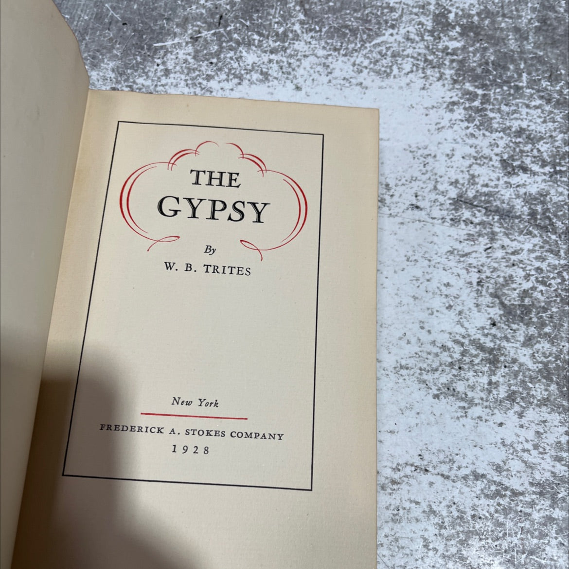 the gypsy book, by w. b. trites, 1928 Hardcover image 2