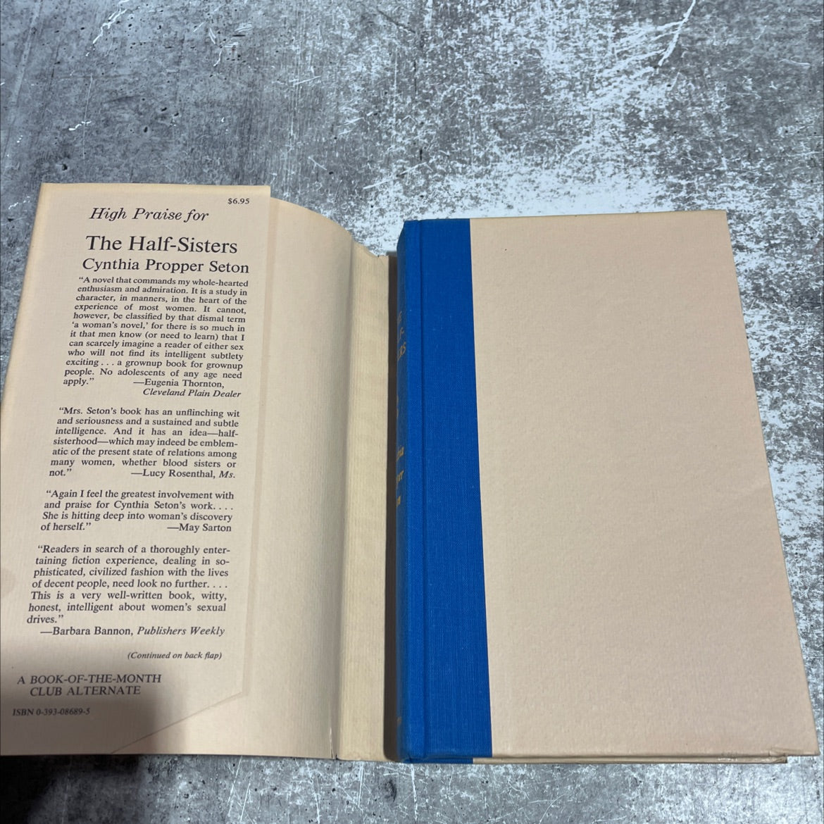 the half-sisters book, by Cynthia Propper Seton, 1974 Hardcover image 4