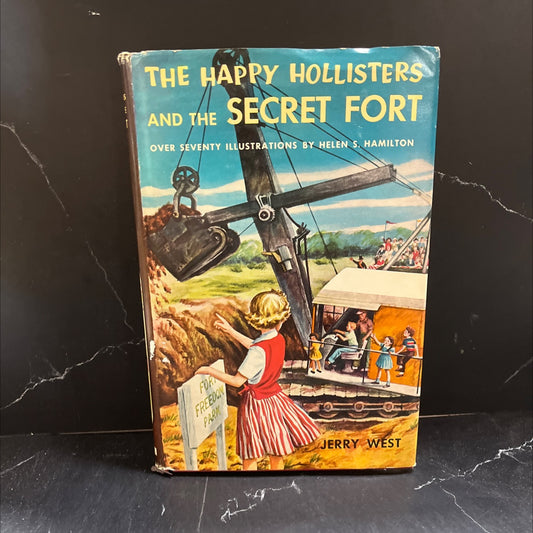 the happy hollisters and the secret fort book, by jerry west, 1955 Hardcover image 1