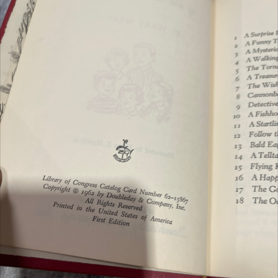 the happy hollisters and the secret of the lucky coins book, by jerry west, 1962 Hardcover image 3