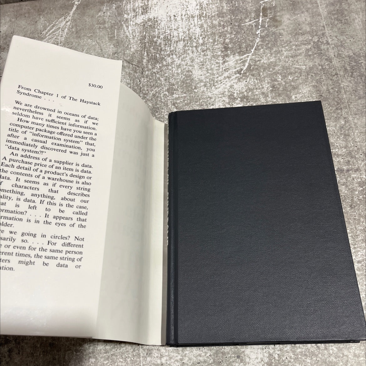 the haystack syndrome: sifting information out of the data ocean book, by eliyahu m. goldratt, 1990 Hardcover image 4