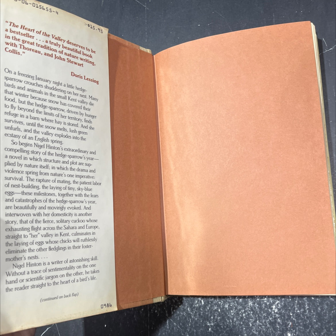 the heart of the valley book, by Nigel Hinton, 1986 Hardcover image 4