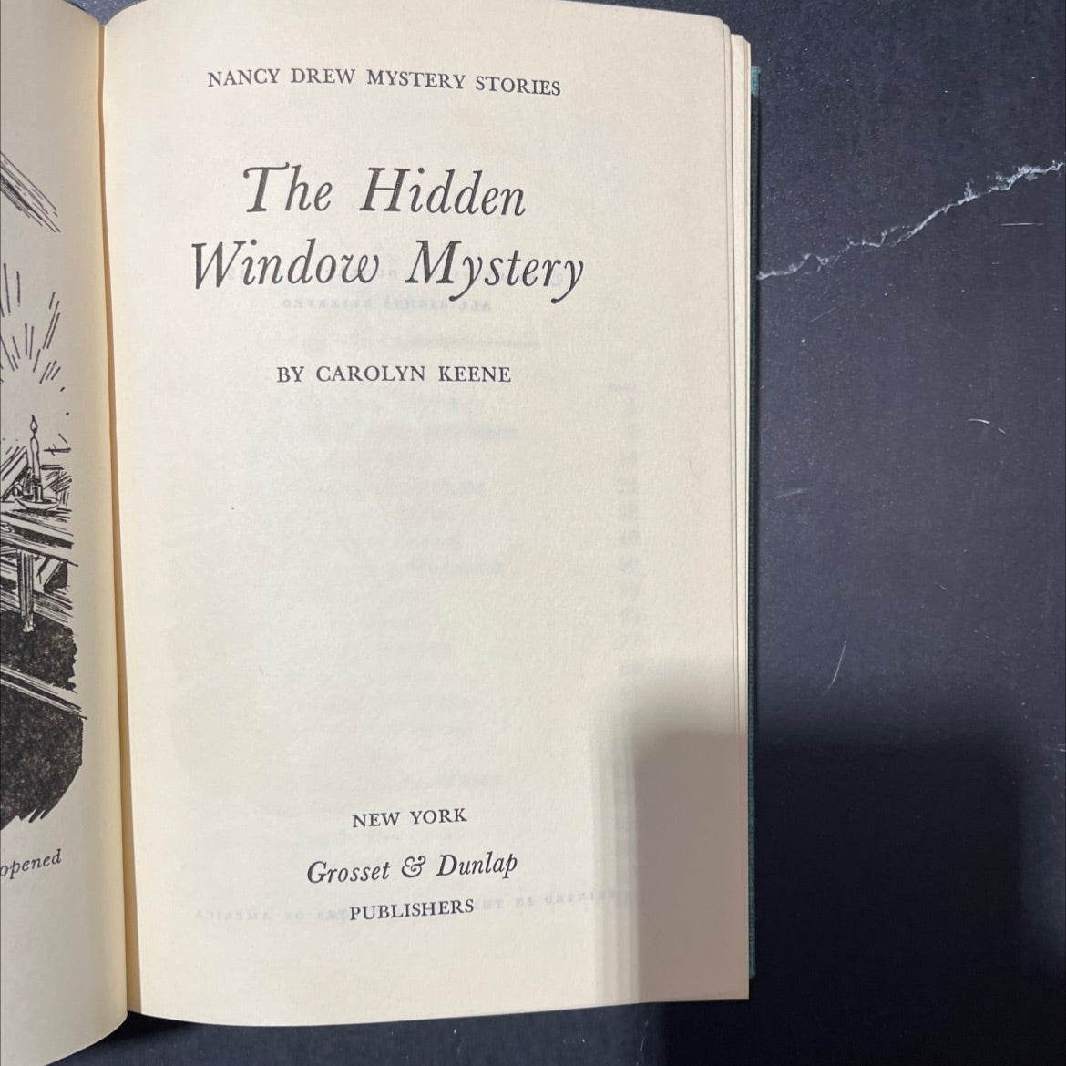 the hidden window mystery book, by carolyn keene, 1956 Hardcover image 2