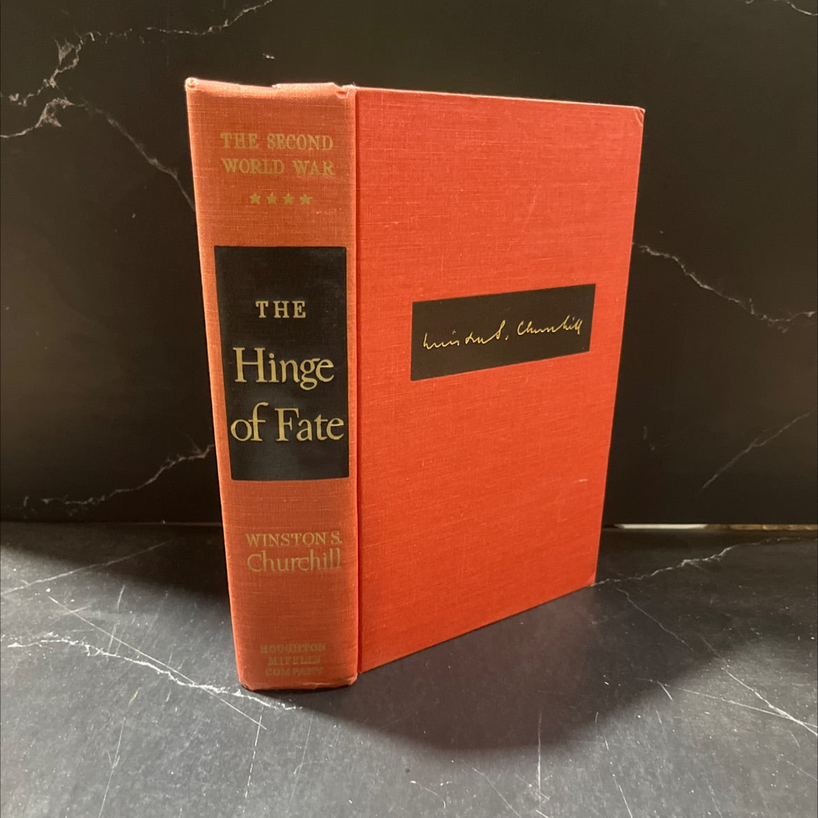 the hinge of fate book, by winston s. churchill, 1950 Hardcover image 1
