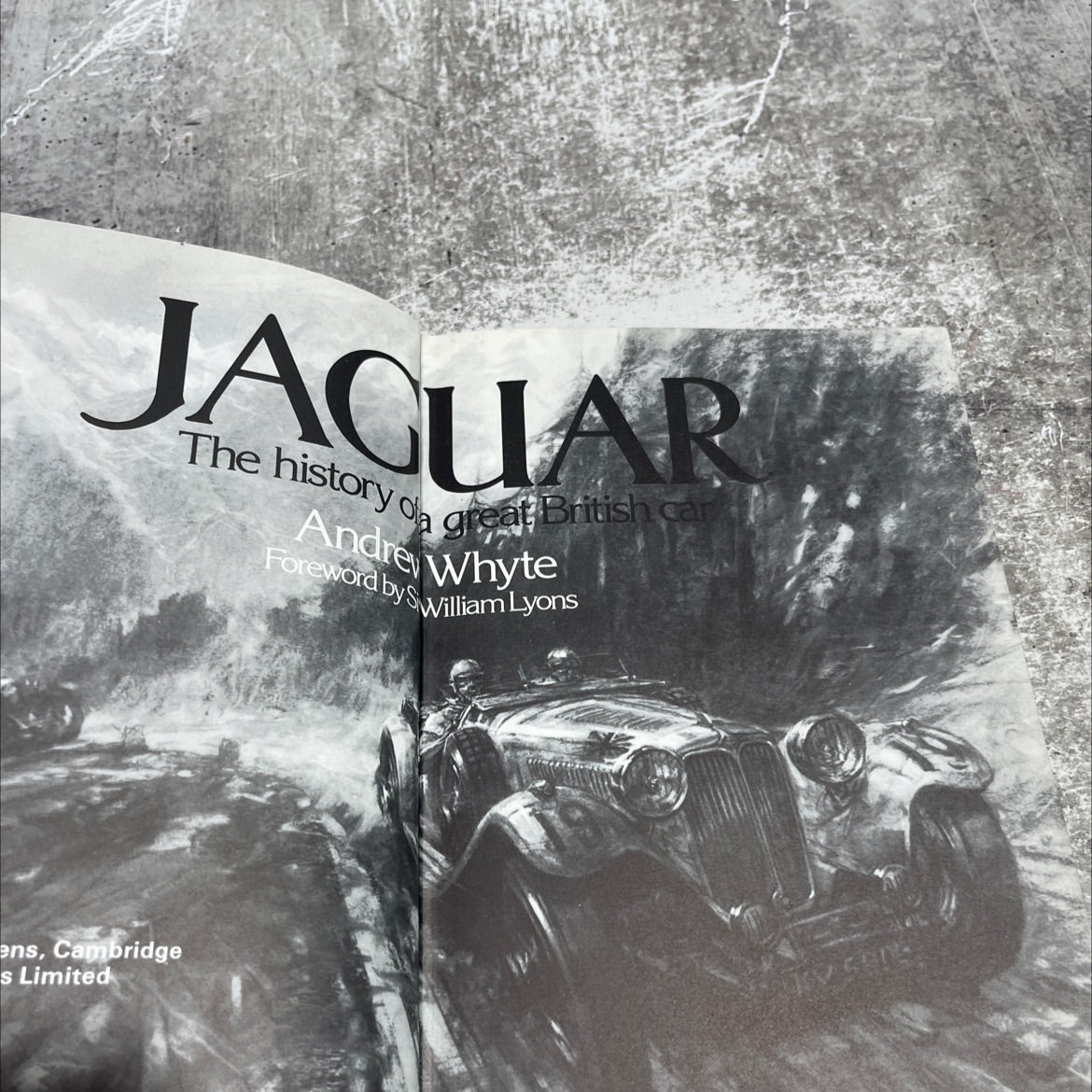 the history of great british car book, by andrew whyte, 1981 Hardcover image 2