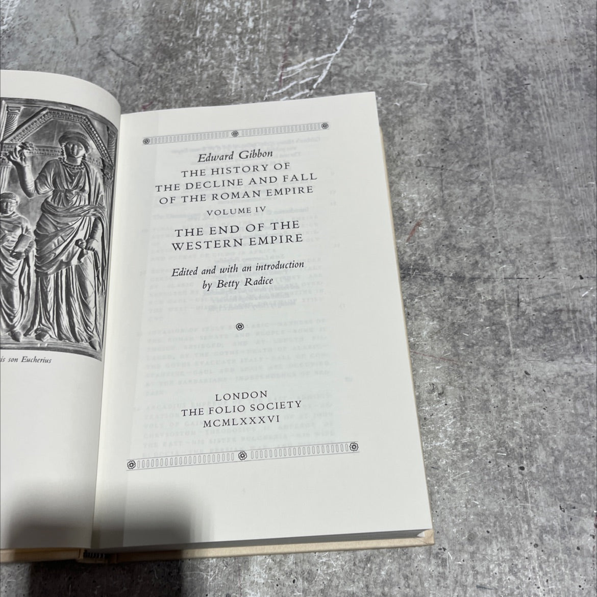 the history of the decline and fall of the roman empire volume iv the end of the western empire book, by edward gibbon, image 2