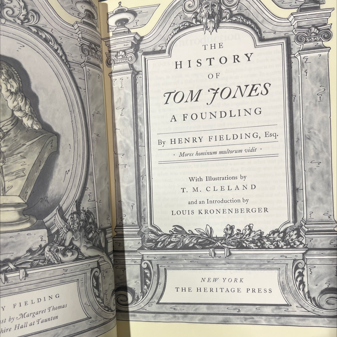the history of tom jones a foundling book, by henry fielding, 1952 Hardcover image 2