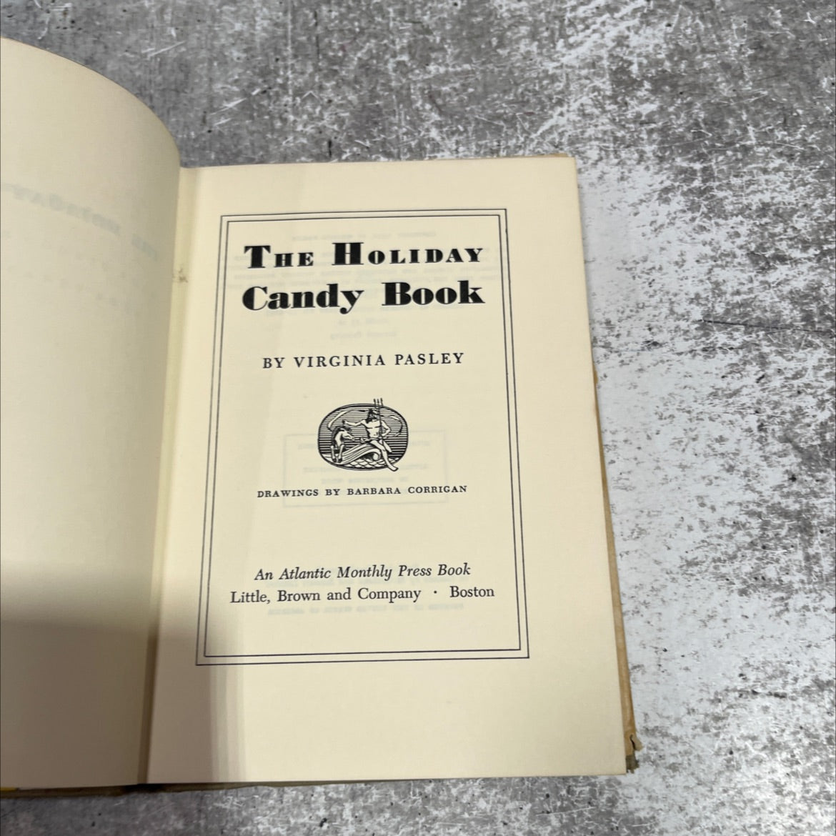 the holiday candy book book, by virginia pasley, 1952 Hardcover image 2