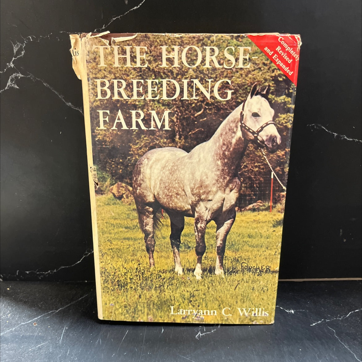 the horse-breeding farm book, by Larryann C. Willis, 1985 Hardcover image 1